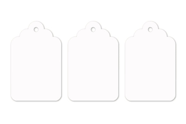 White Classic Tags